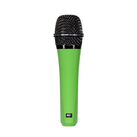 Telefunken M81 Supercardioid Handheld Dynamic Microphone, Green with Black Nickel Grille
