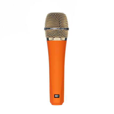 Telefunken M81 Supercardioid Handheld Dynamic Microphone, Orange with Gold Grille