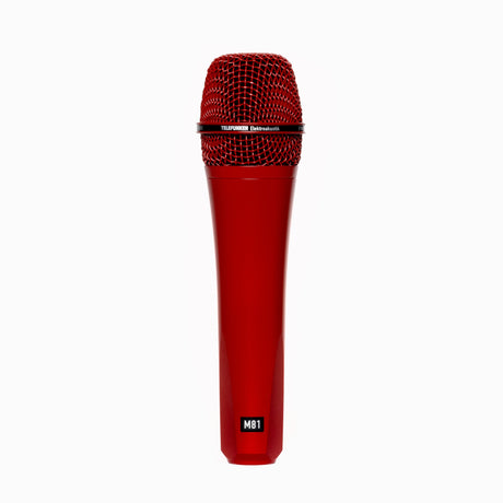 Telefunken M81 Dynamic Handheld Microphone, Red