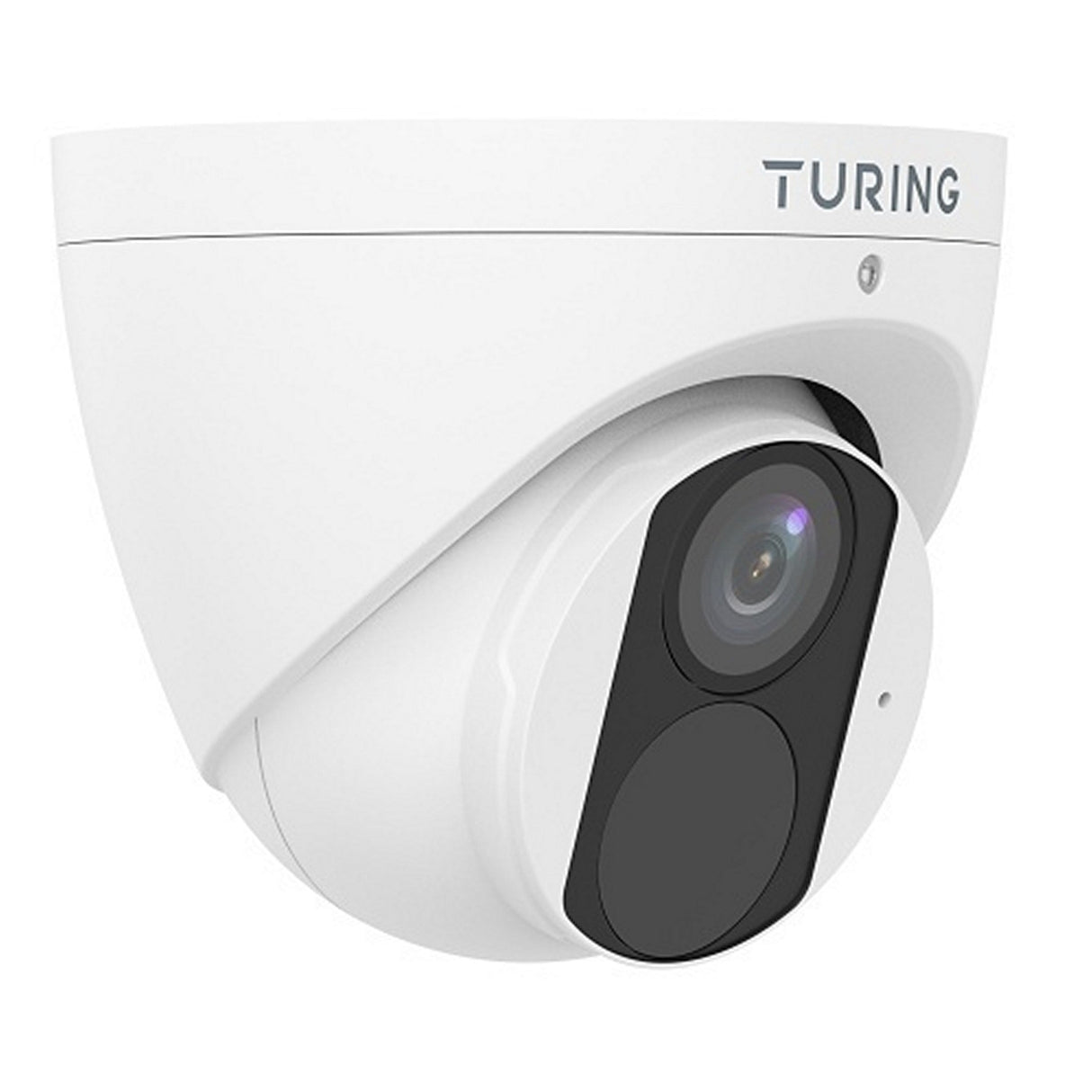 Turing Video TLT4M28 4MP IP Turret Camera, 2.8mm Lens, White