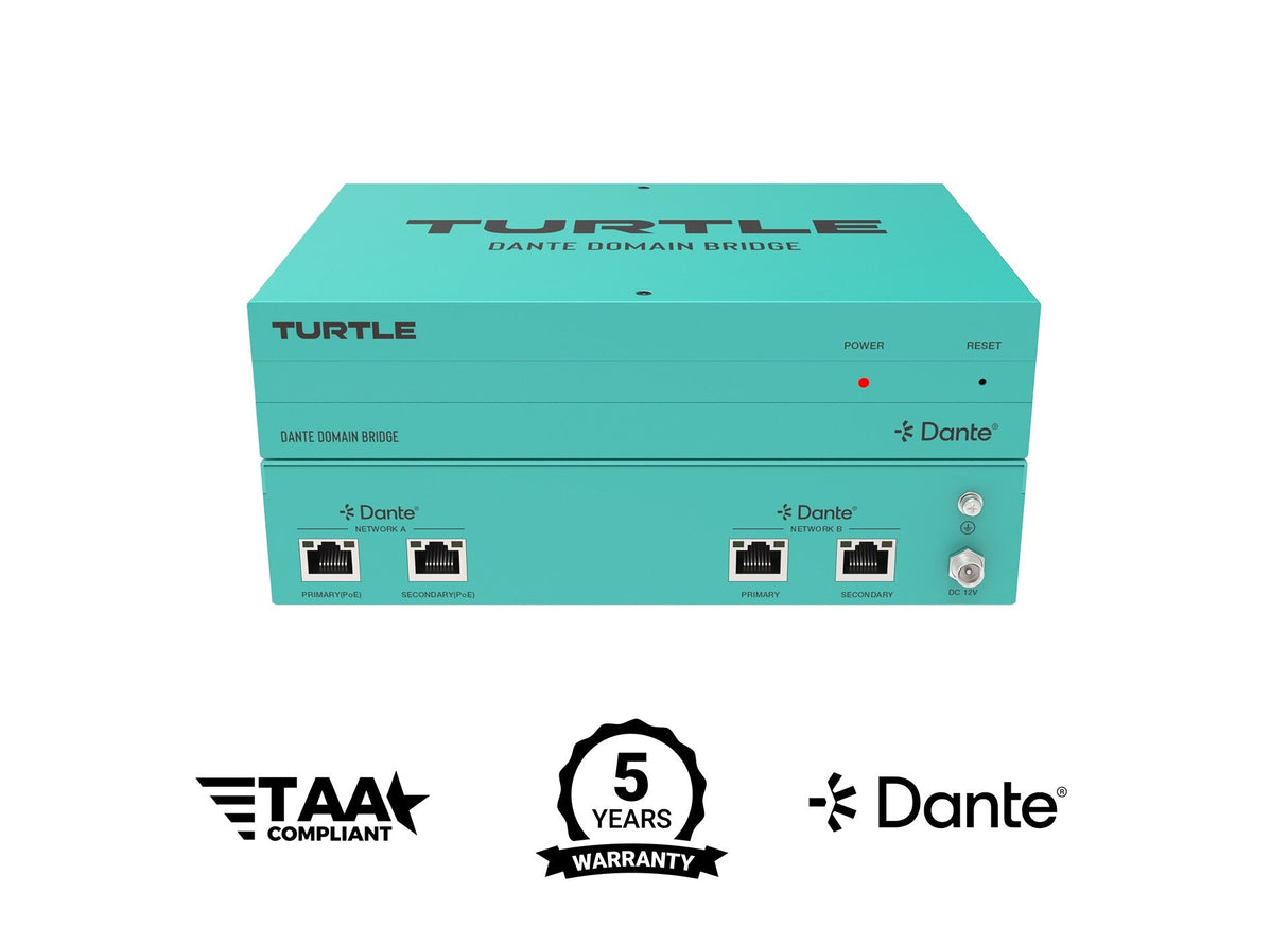 Turtle AV DDB Dante Domain Bridge