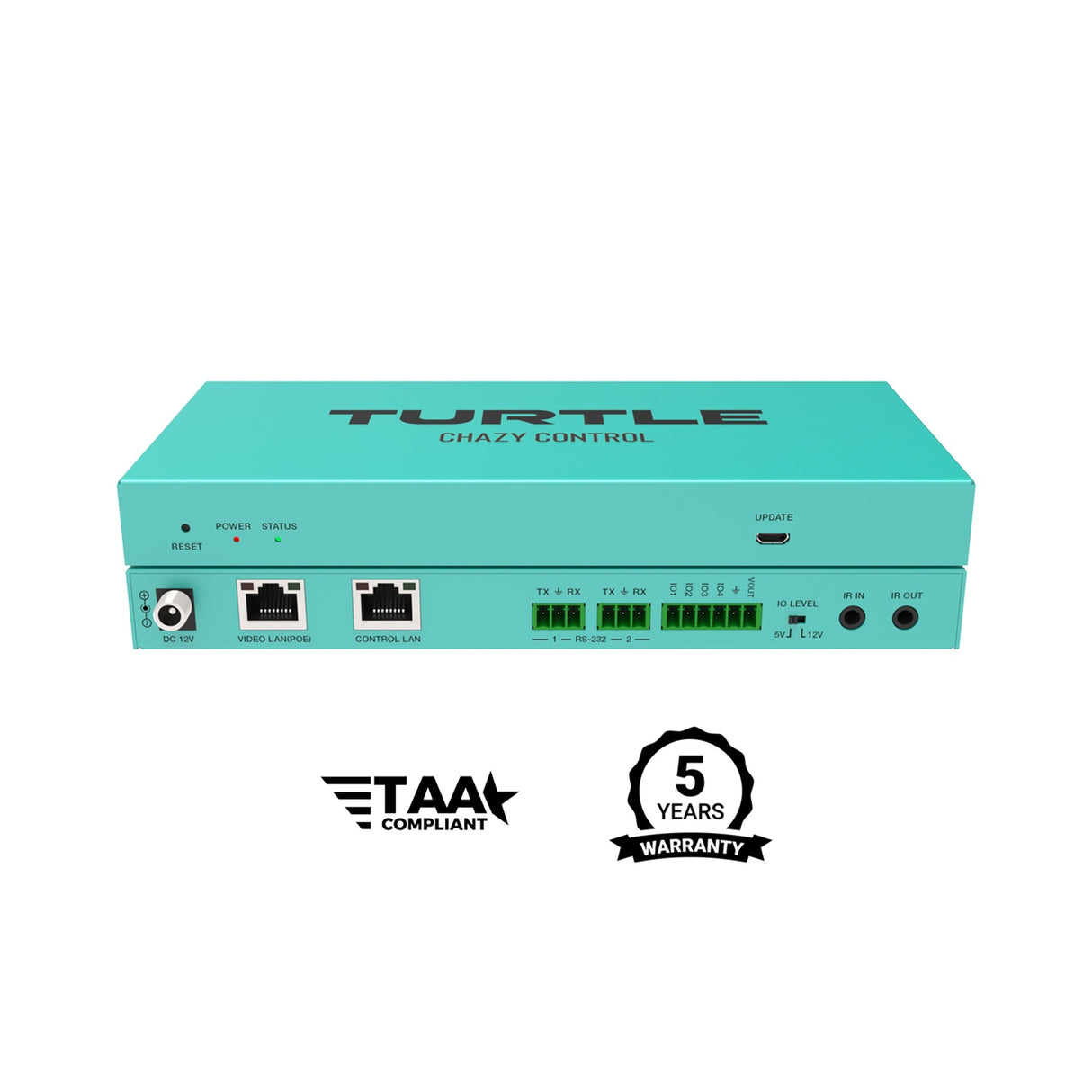 Turtle AV Chazy Control AV-Over-IP Management Box