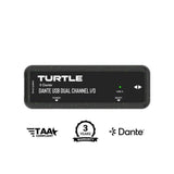 Turtle AV Dante Dual Channel USB-C I/O Adapter