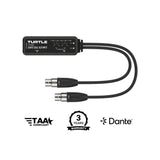 Turtle AV Dante Dual Channel XLR Input Adapter