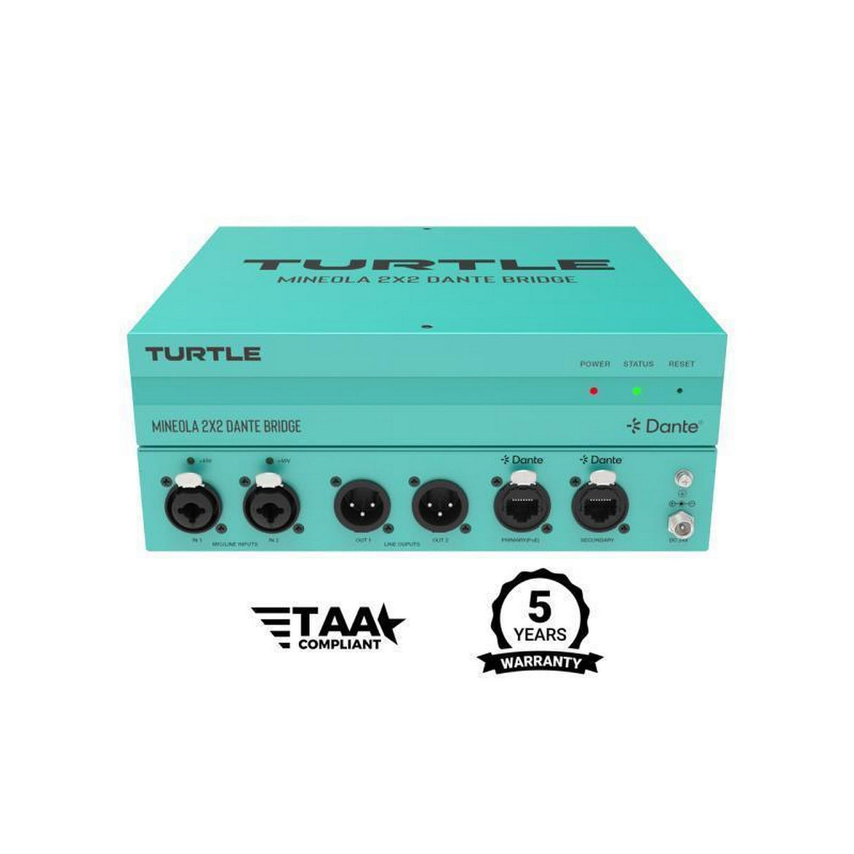 Turtle AV Mineola Dante Audio Bridge Series