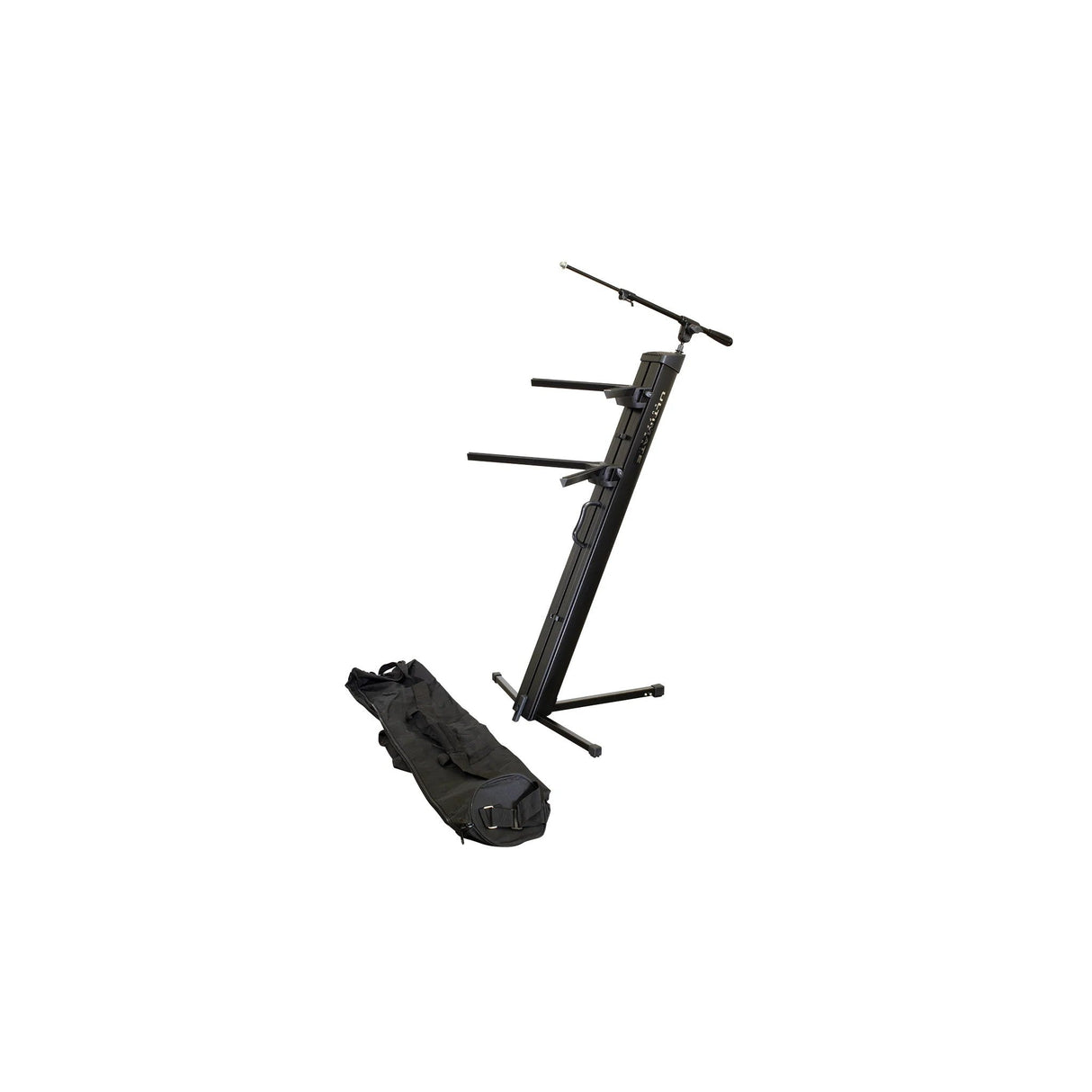 Ultimate Support Apex AX-48 Pro Plus 2-Tier Portable Keyboard Stand, Black