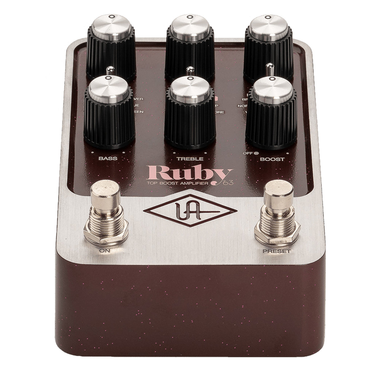 Universal Audio Ruby '63 Top Boost Amplifier Emulation Pedal with Bluetooth