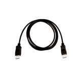 V7 V7DPPRO-2M-BLK 32.4 Gbps 8K UHD DisplayPort 1.4 Cable, 6.6-Foot, Black