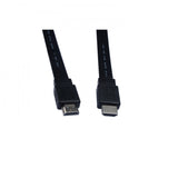 V7 V7HDMI4FL-02M-BK-1E 10.2 Gbps 4K UHD HDMI 1.4 Cable, 6.6-Foot, Black