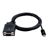 V7 V7UCVGA-2M USB-C to VGA Adapter Cable, 6.6-Foot