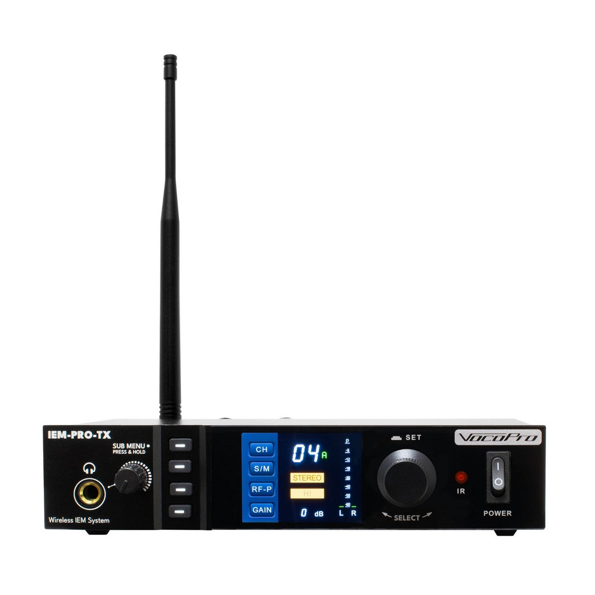 VocoPro IEM-PRO RANGE UHF Stereo Wireless In-Ear Monitor System