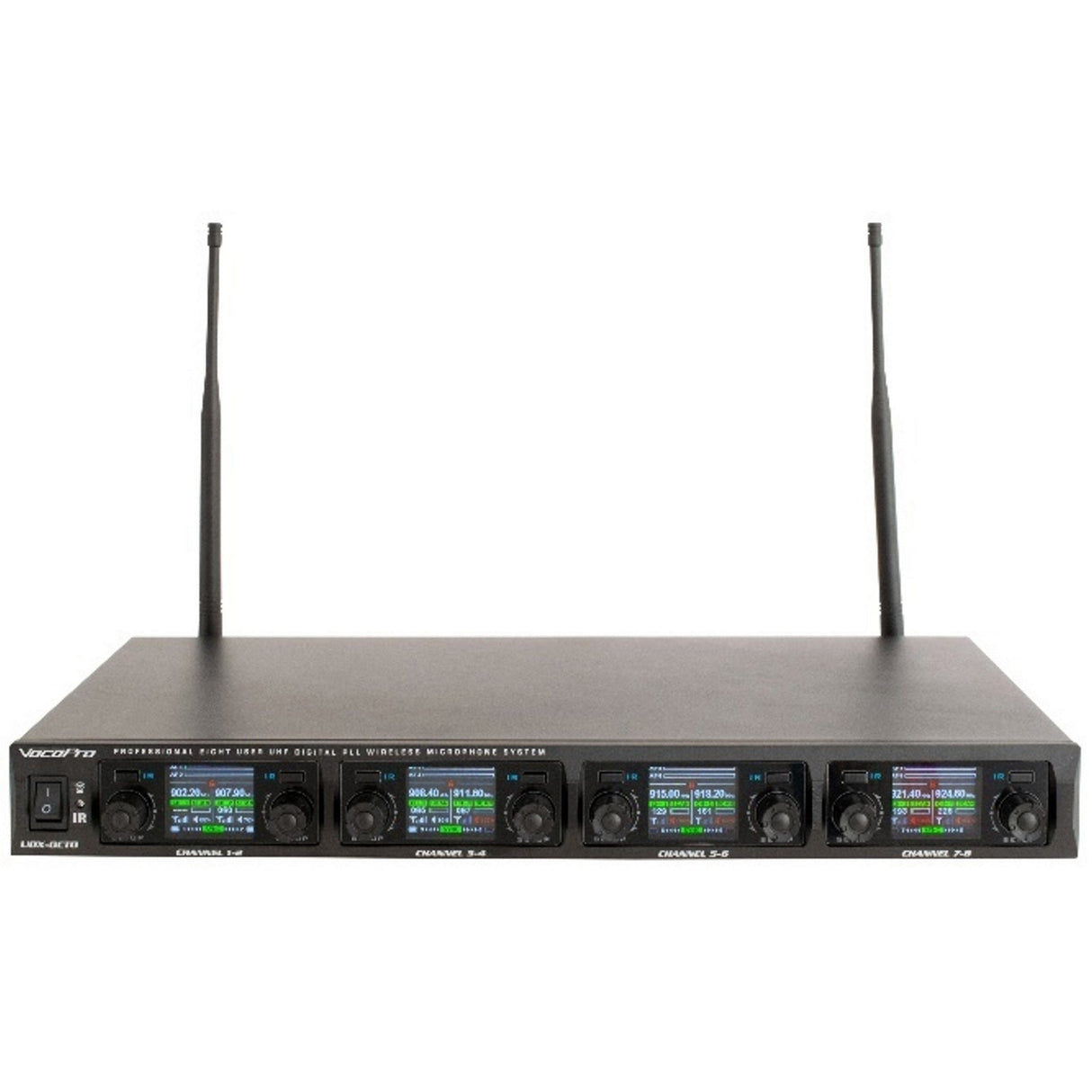 VocoPro UDX-OCTO 8-User Digital PLL Wireless Microphone Receiver, 902-927.2 MHz