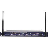 VocoPro UHF-5805-9 Rechargeable 4-Channel UHF Wireless Microphone System