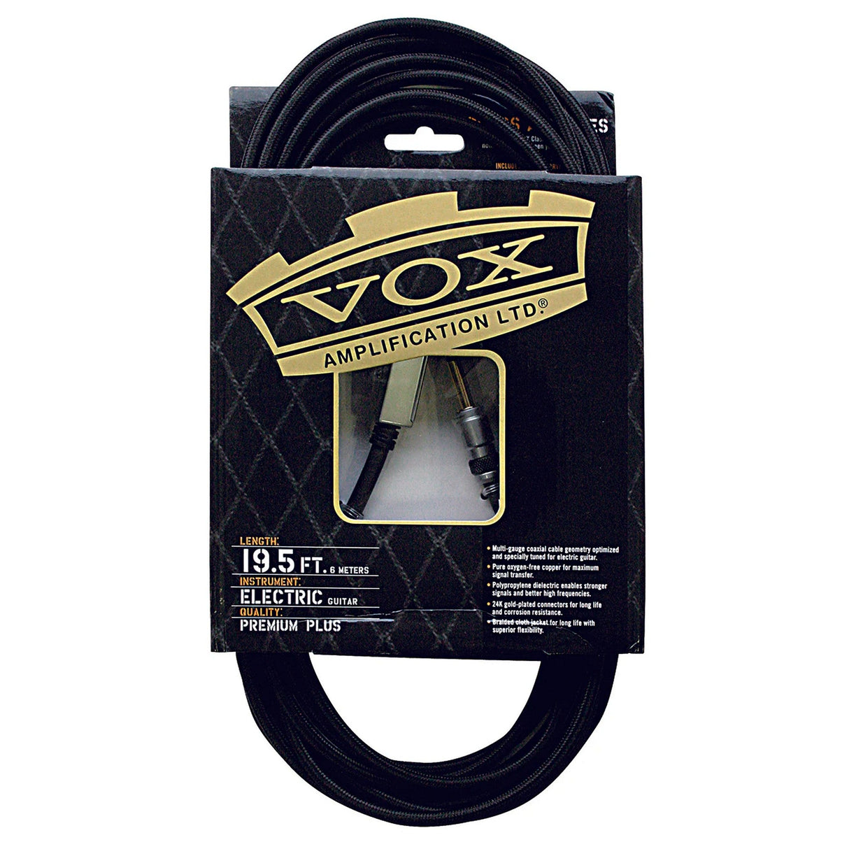 Vox Class A Guitar Cable 19.5-inch