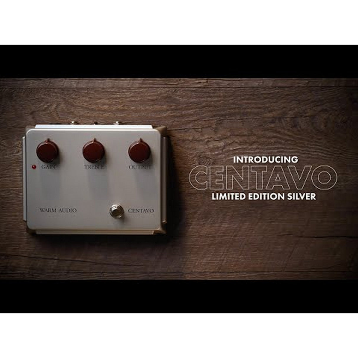 Warm Audio WA-CVS Centavo Professional Overdrive Pedal, Limited Edition Silver