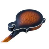 Washburn M3SEBRK F-Style Acoustic Electric Mandolin with Gig Bag. Bourbon Burst