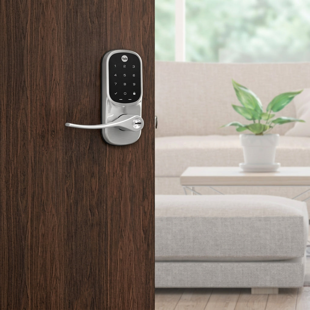 Yale YRL226-WF1-619 Assure Wi-Fi Touchscreen Lever Lock, Satin Nickel