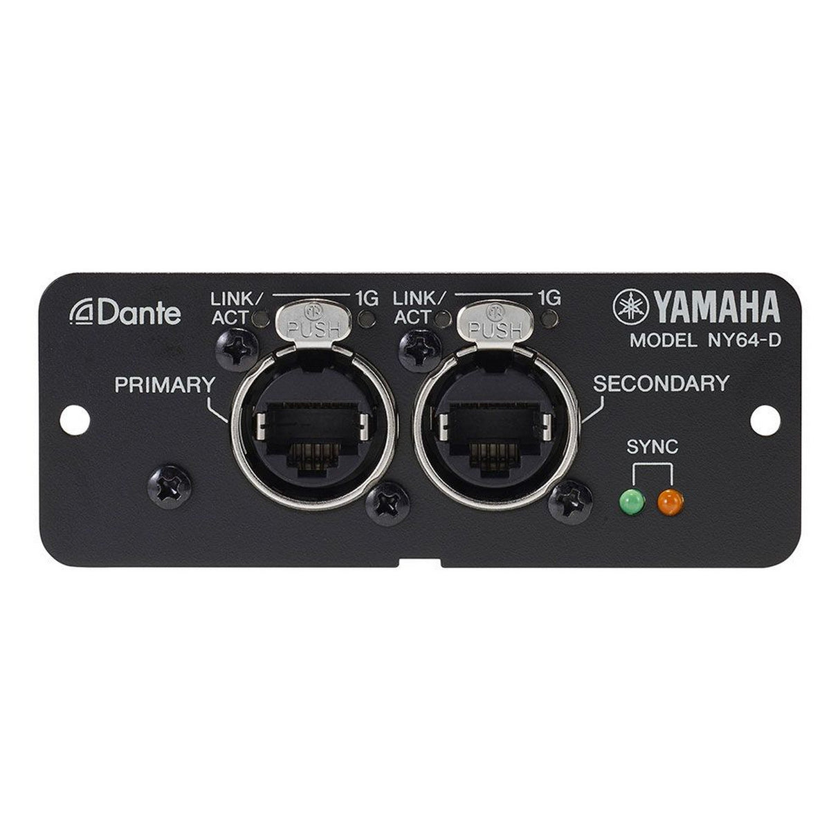 Yamaha NY64-D Dante Input Output Expansion Card for TF Series Analog Mixers