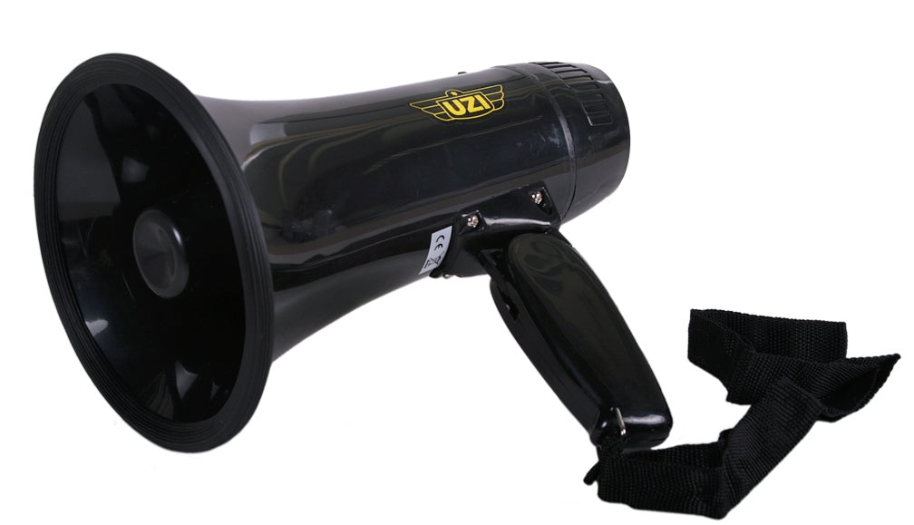 Uzi UZI-MP-204R | 15 Watt Siren Recording Megaphone