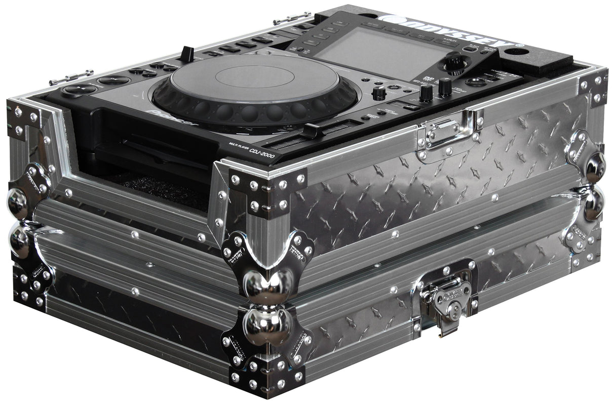 Odyssey Diamond Plated Large Format Media Player Case