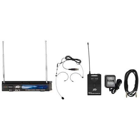 Peavey PV-1 V1 BHS VHF Headset Wireless System, 203.400MHZ