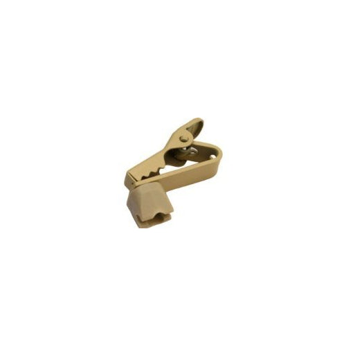 Shure RPM502 Tan Swiveling Lapel and Dual Tie Clips for WL50, 2-Units