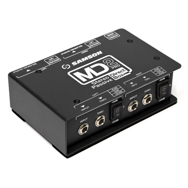 Samson MD2 Pro Professional Stereo Passive Direct Box