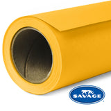 Savage 26-Inch x 12-Yards Widetone Seamless Background Paper, Deep Yellow