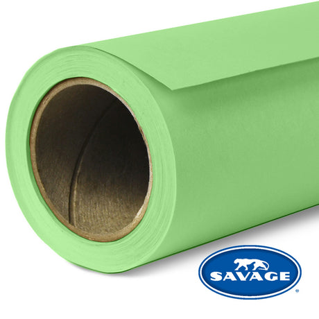 Savage 40-50 107-Inch x 50-Yards Widetone Seamless Background Paper, Mint Green