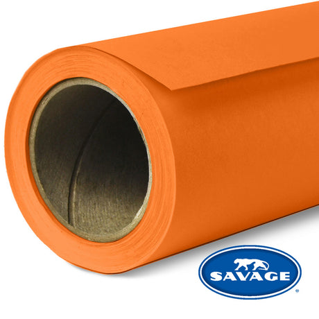 Savage 53-Inch x 12-Yards Widetone Seamless Background Paper Orange