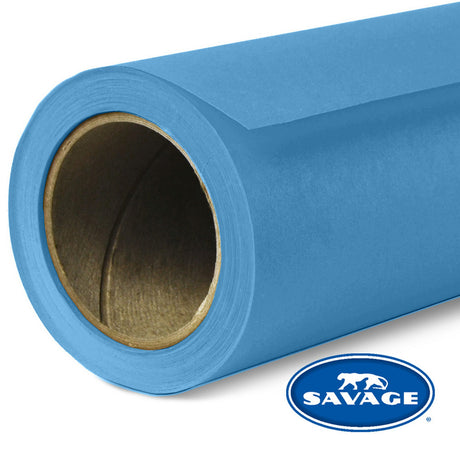 Savage 65-50 107-Inch x 50-Yards Widetone Seamless Background Paper, Regal Blue
