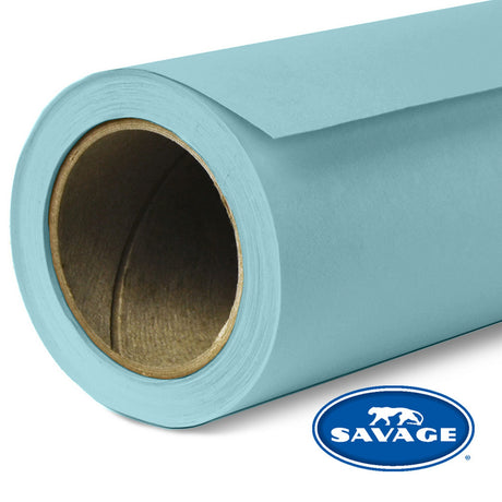 Savage 53-Inch x 12-Yards Widetone Seamless Background Paper Sky Blue