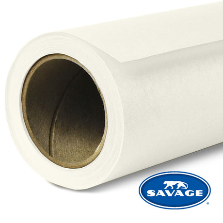 Savage 53-Inch x 12-Yards Widetone Seamless Background Paper White