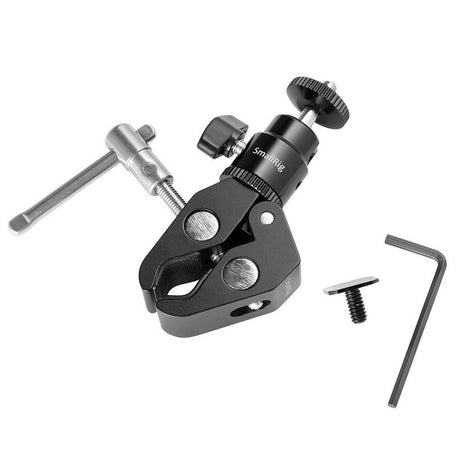 SmallRig 1124 | Clamp with 1/4 Inch Screw Ball Head Mount