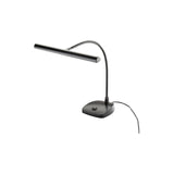 K&M 12297 Gooseneck LED Piano Lamp Black Colored