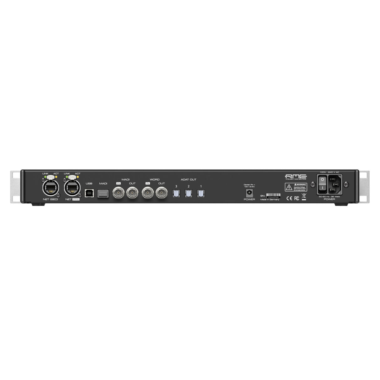 RME 12Mic-D 12-Channel Microphone Premplifier with Dante ADAT and MADI