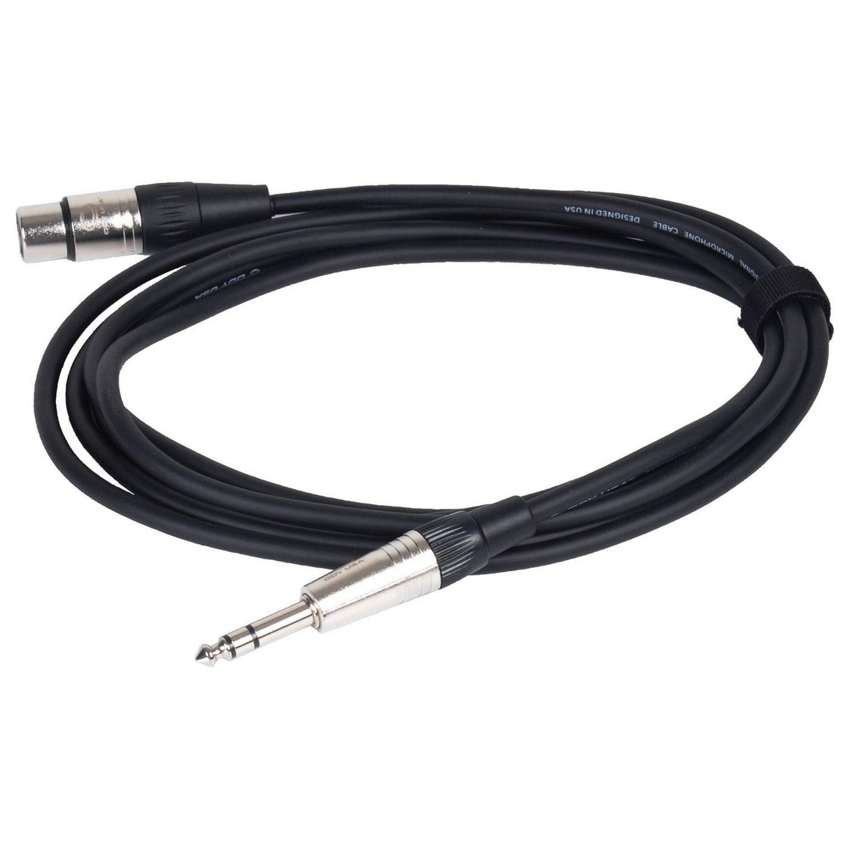 Odyssey XLR Female to Stereo 1/4-Inch Male Balanced Microphone Cable, 3-Feet