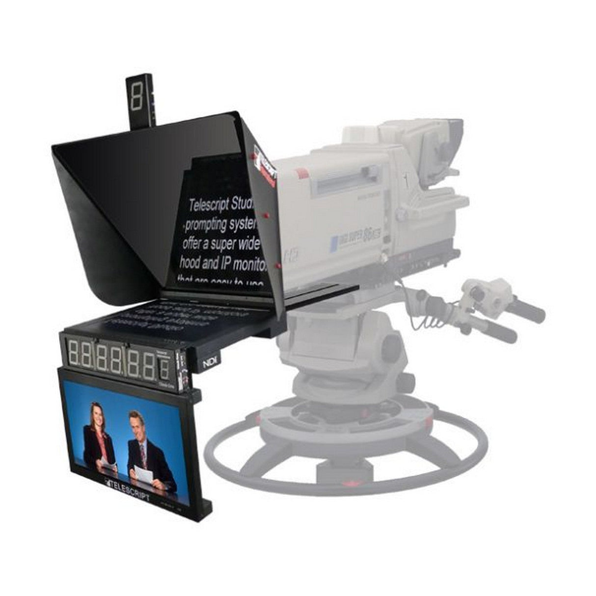 Telescript 19-Inch Studio Teleprompting and Information System