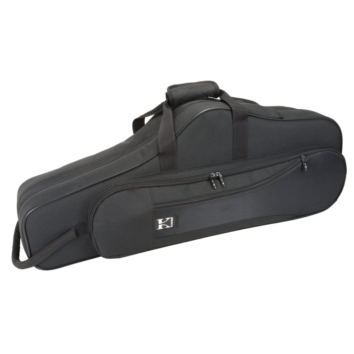 Kaces KBO-TSBK Lightweight Hardshell Tenor Sax Case, Black