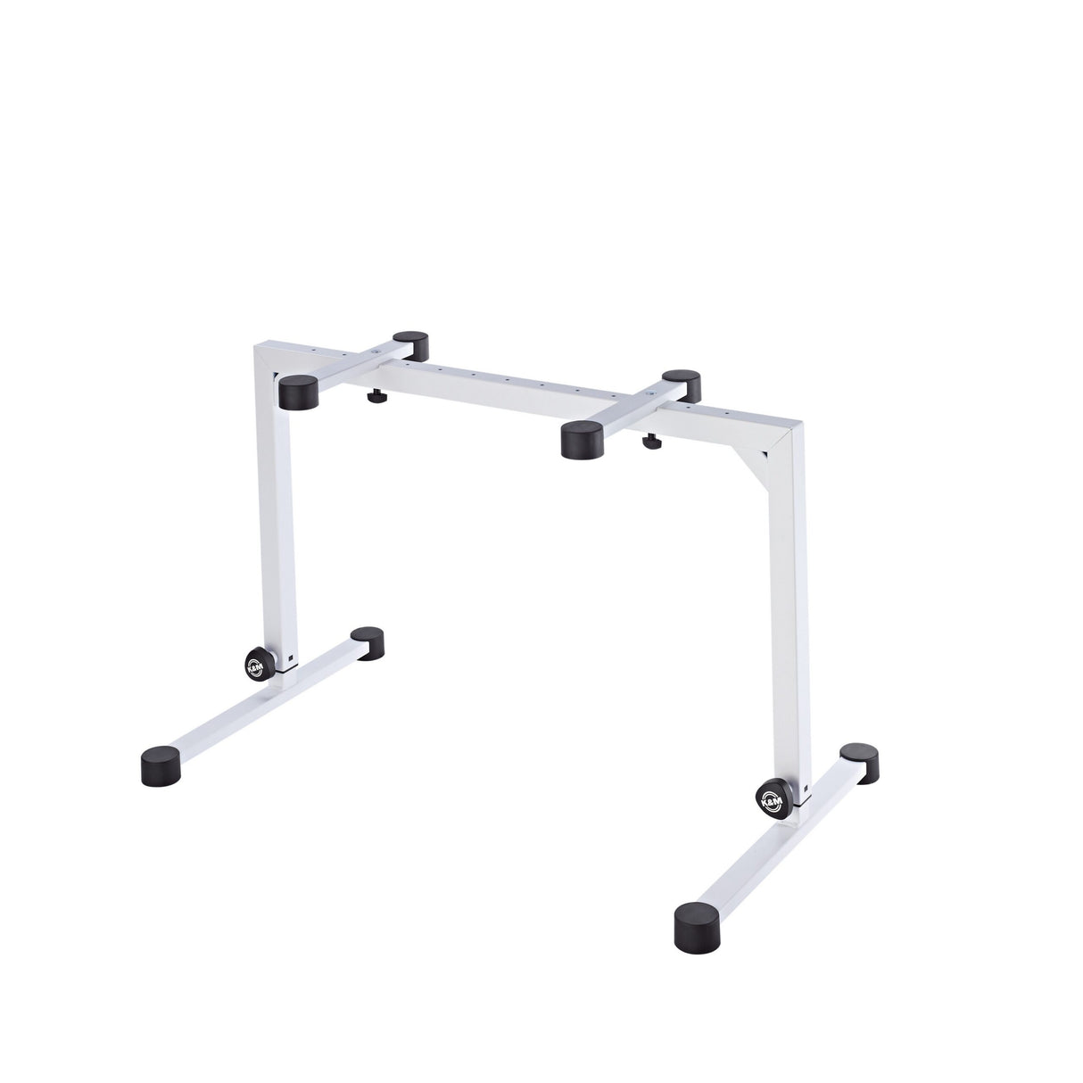 K&M 18810 Omega Table-Style Keyboard Stand, Pure White