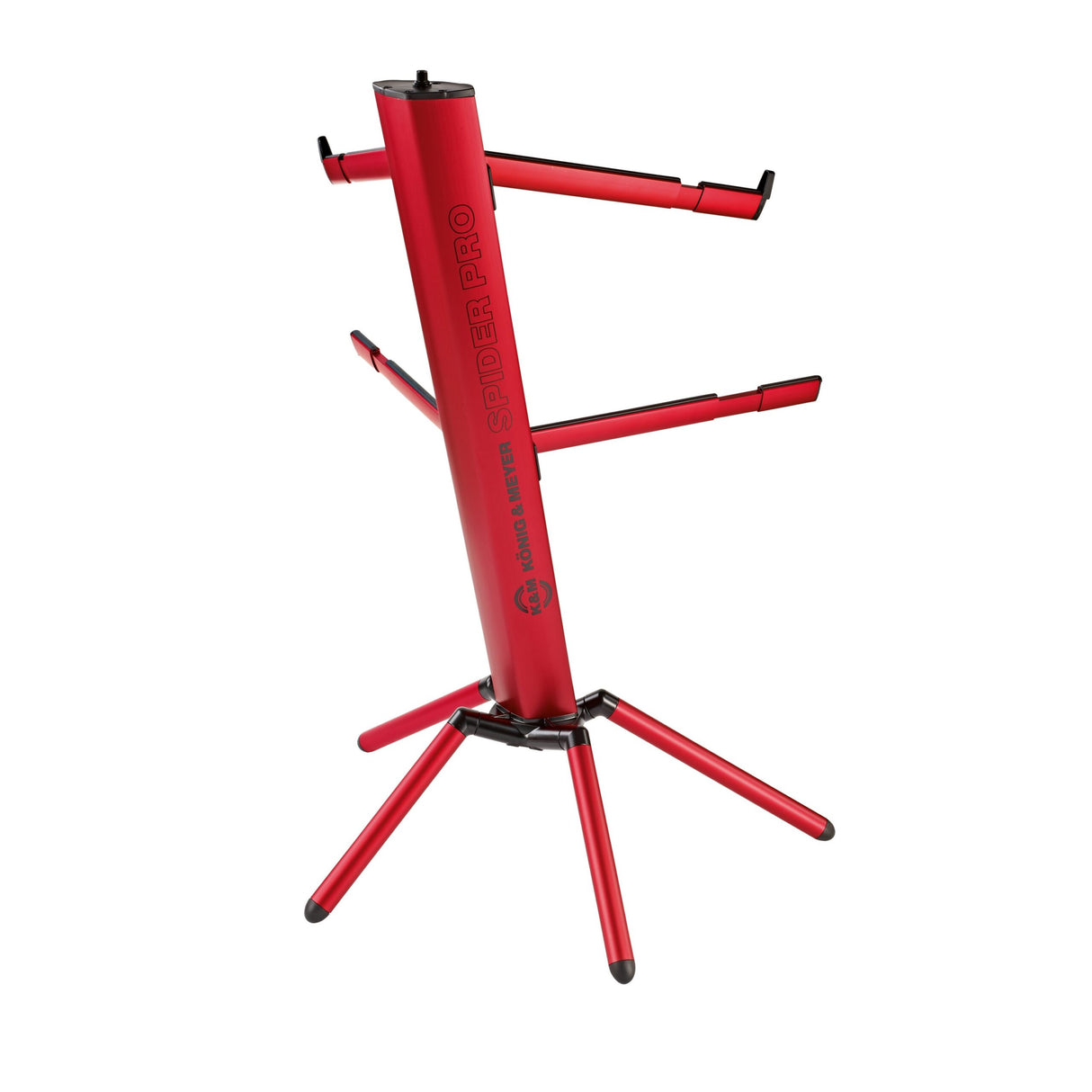 K&M 18860 Spider Pro Keyboard Stand, Red