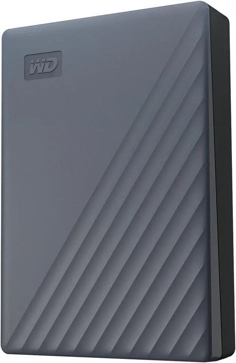 WD My Passport Portable Hard Drive with USB-C - Silicon Grey