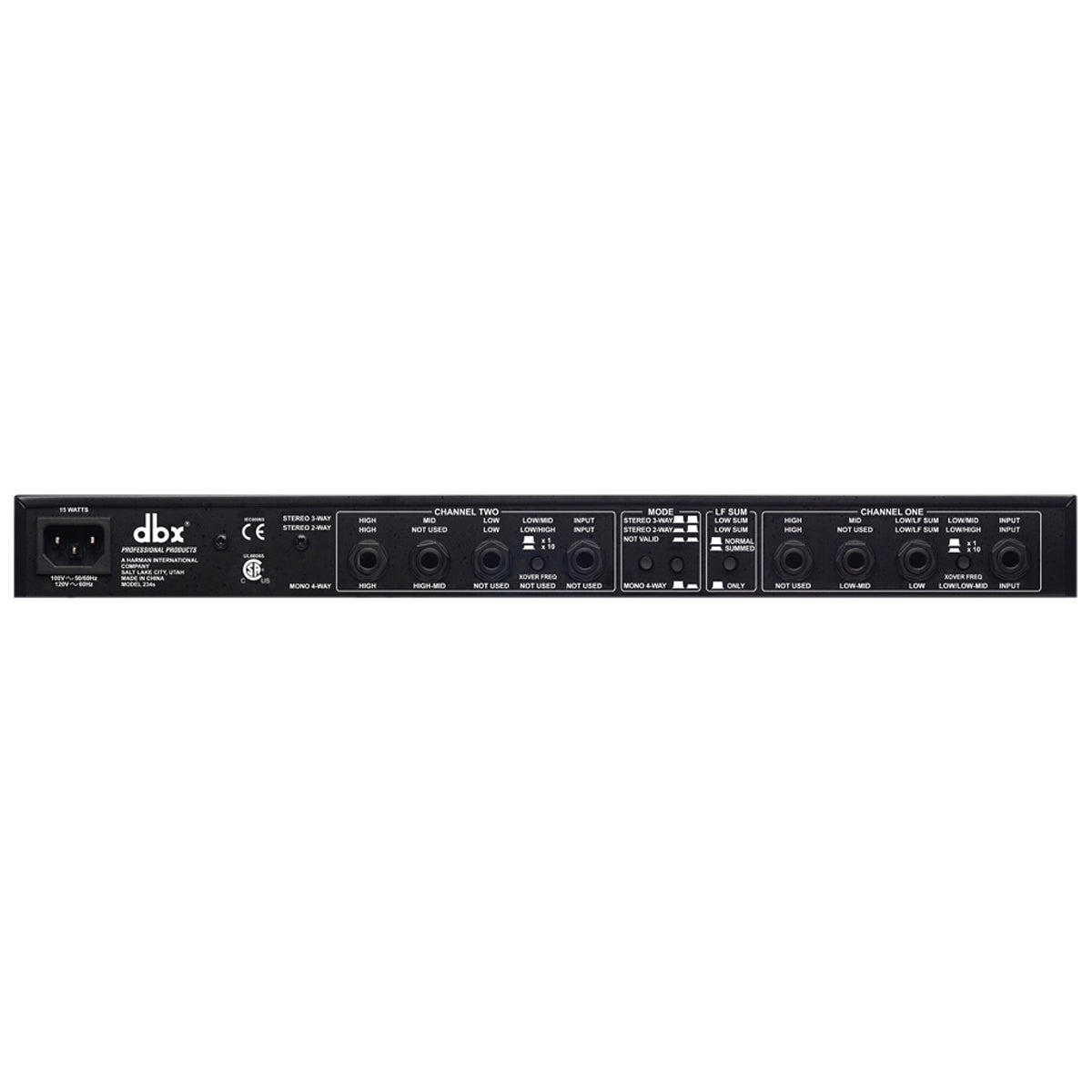 DBX 234s Stereo 2/3 Way Mono 4 Way Crossover