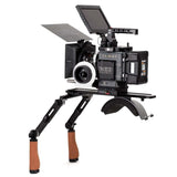 Wooden Camera Shoulder Rig v3 (Pro, Brown Leather)