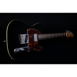 JET Guitars JT-350 BK R SH Basswood Body Electric Guitar with Roasted Maple Neck and Rosewood Fretboard - guitar