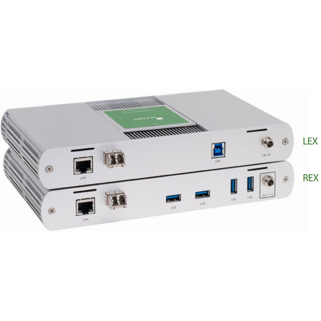 Icron 3124 4-port USB 3.1 200m Multimode Fiber Extender System