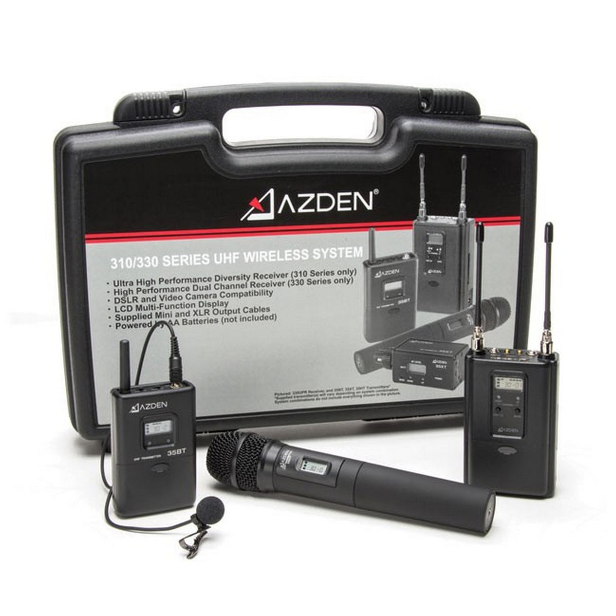 Azden 330LH UHF Dual-Channel Wireless System