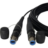 Camplex HF-OC2S-0250 opticalCON DUO to opticalCON DUO Single Mode Fiber Optic Tactical Cable 250-Foot