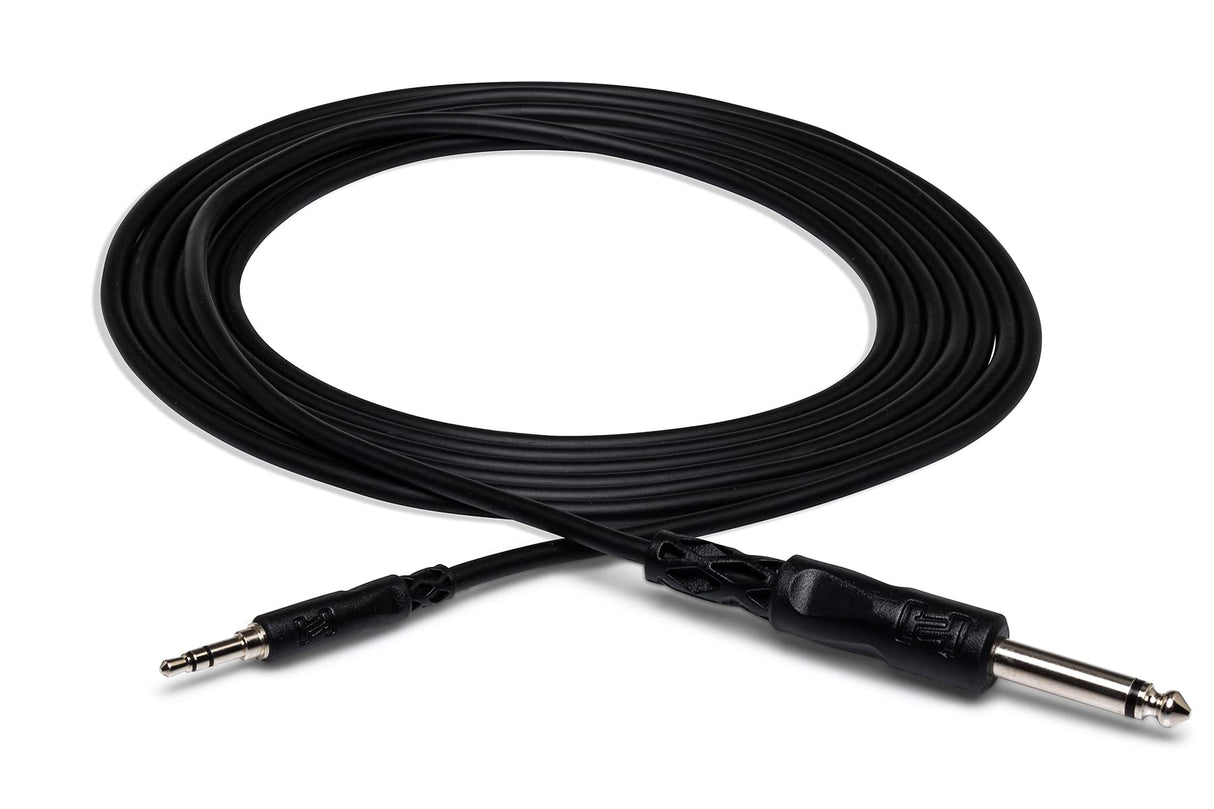 Hosa CMP-110 10 Foot 1/4 in TS to 3.5 mm TRS Mono Interconnect Cable