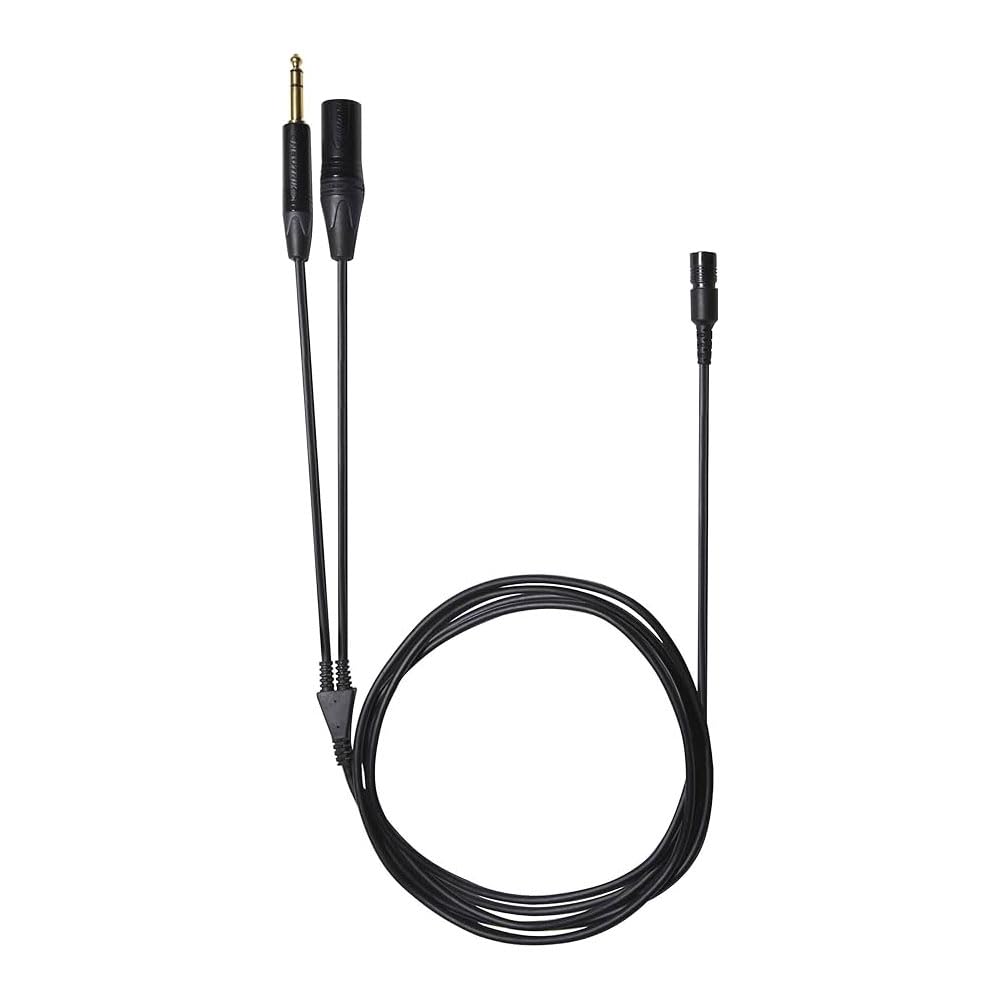 Shure BCASCA-NXLR3QI 6 Foot Detachable Neutrik Straight 3 Pin XLR Male and Quarter Inch Stereo Plug Cable